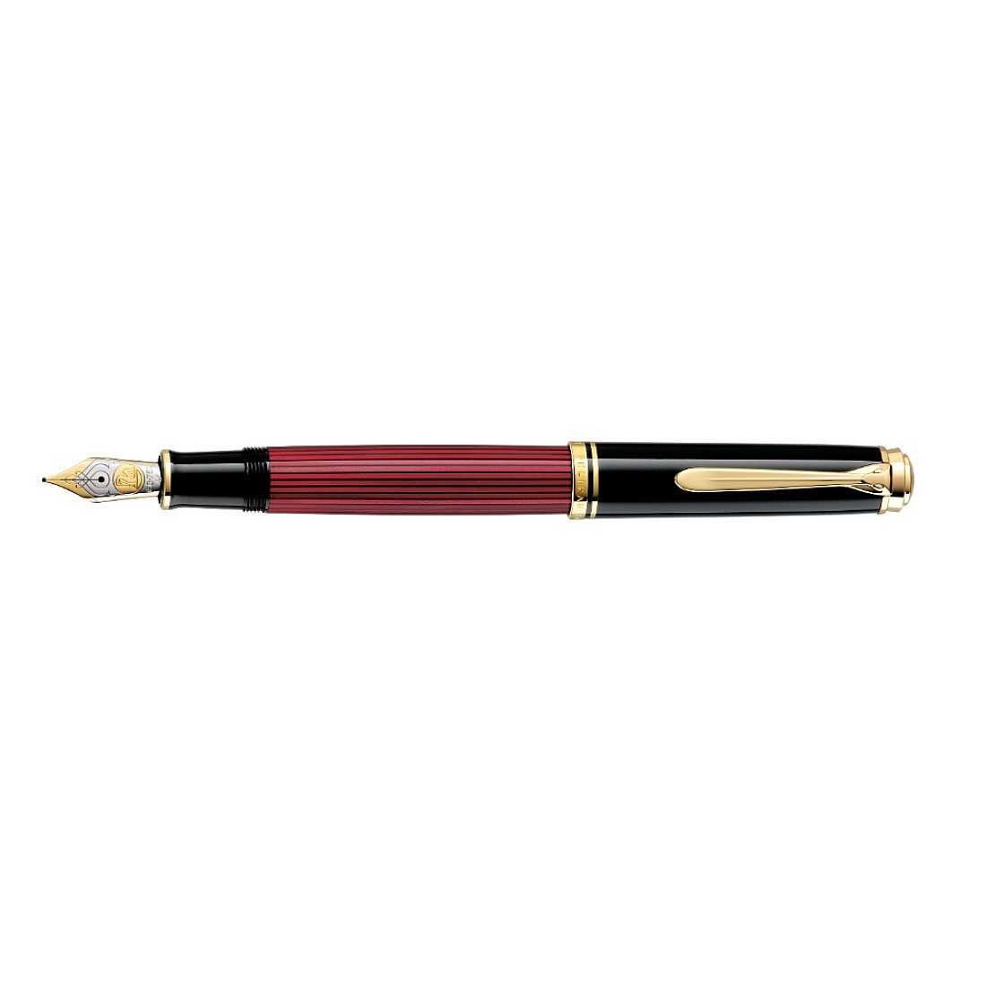 Pelikan Souverän M800 Black-Red Fountain Pen - Vulpen / Fountain pen